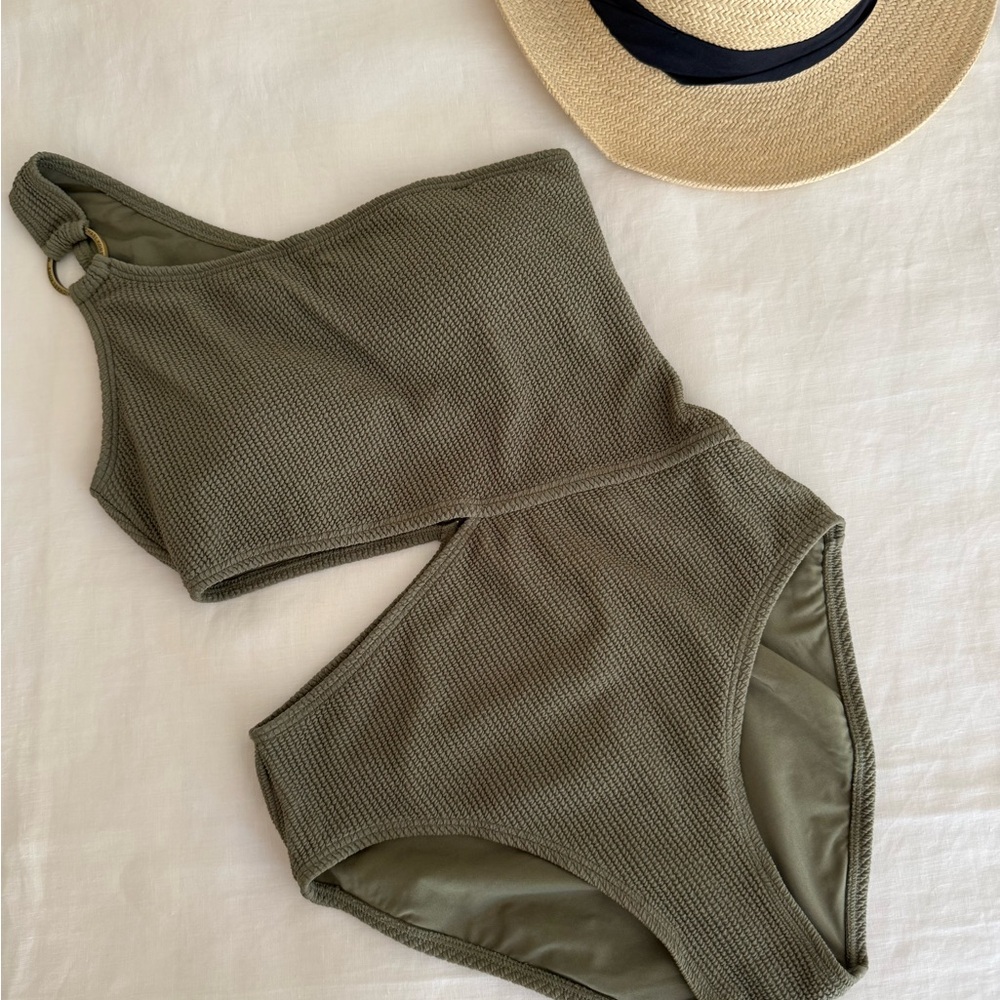 MICHAEL Michael Kors Olive Green Swimsuit